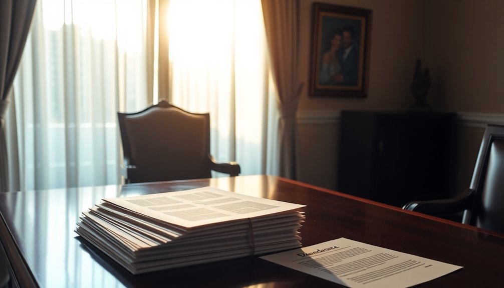 divorce filing essential information
