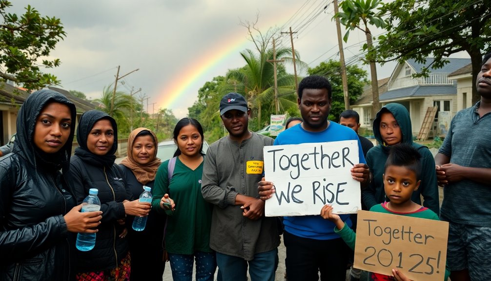 community unity after storm