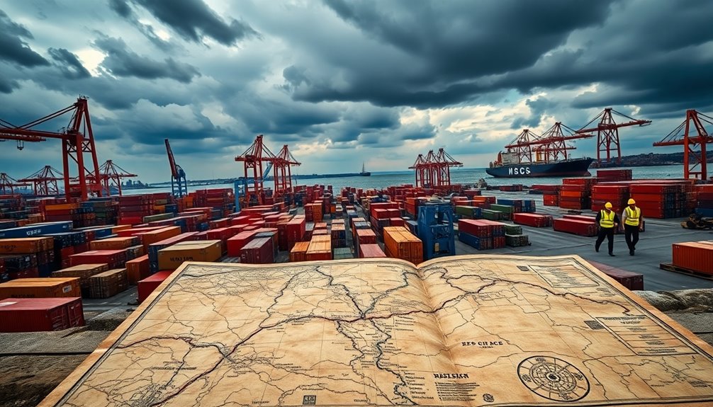 trade routes under pressure